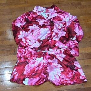 Floral Pink Pajama Set